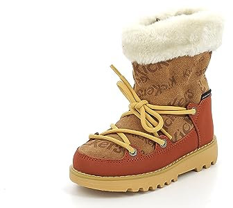 Kickers Kickneosnow Kid, Stivali da Neve Bimba 0-24, Cammello ruggine, 24 EU