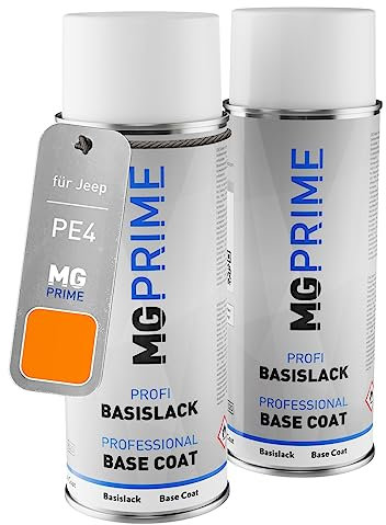 MG PRIME Pintura automotriz Aerosoles para Jeep PE4 Punk'N Pearl/Punk'N Nacre Fondo pintura transparente, bote de spray de 400 ml