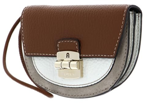 Furla Club 2 Compact Wallet M Cognac h + Talco h + Perla e