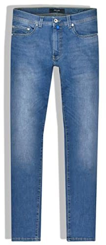 Pierre Cardin Herren Lyon Tapered Futureflex Strech Denim Jeans, Vintage Summer Blue