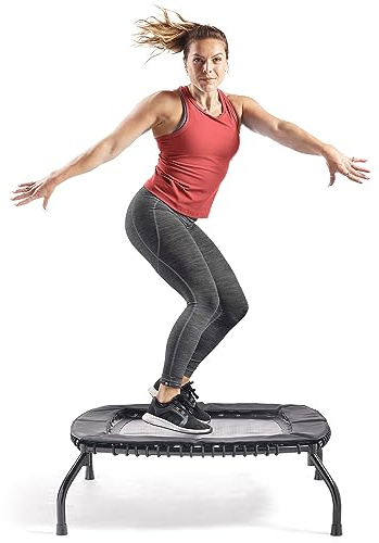 Sunny Health & Fitness Mini Trampoline Fitness 91 cm à Élastiques