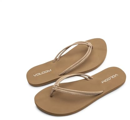 Volcom Damen Forever And Ever Flip Flop Sandal – Soft Recliner Comfort FootbedFlipflop