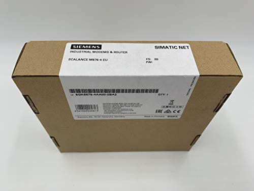 Siemens SCALANCE M876-4 EU 4G Router 6GK5876-4AA00-2BA2 LTE 4G 6GK5 876-4AA00-2BA2 Switch a 4 porte 6GK58764AA002BA2 VPN NAT 4047622225813