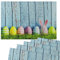 matches21 Stoff Tischsets als abwaschbare Platzdeckchen - 6 Stück Platzsets in 45 * 30 cm mit Ostern Ostereier - Waschbare Textil Esstisch Unterlagen als Tischdeko auch für Wohnzimmer