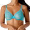 Gossard Glossies Lace Sheer Bra Turquoise Sea 30FF
