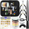 Mardatt 957Pcs Jewelry Making Supplies Kit Includes Jewelry Pliers, Ring Sizer Measuring Tool, Craft Wires, Jump Ring Opener and Other Jewelry Findings Accessories for Jewelry Making and Repair