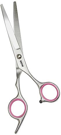 Murr Pet Grooming Scissors | Curved Dog Grooming Scissors | with Safety Round Tip | Stainless Steel Professional Blending Trimming Tool | Precision Hair Cutting for Dogs Cats | 6