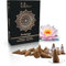 Räucherkegel Lotus, 25 Räucherkerzen, Glimmdauer je Kegel ca. 25min, natürlich hergestellt. Blumiges Aroma für Yoga, Meditation & Entspannung