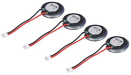 QUARKZMAN 8 Ohm 1W 2 Spille Rotondo Magnete interno Altoparlante x 4pz Metallo Involucro per Casa Audiovisivi Dispositivi [ Metallo, Plastica ]