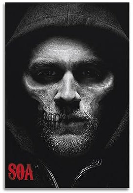 VZRSQZK Poster aus der TV-Serie Sons of Anarchy, dekoratives Gemälde, Leinwand-Wandposter und Kunstdruck, modernes Familienschlafzimmer-Dekor-Poster, 30 x 45 cm