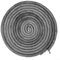 RANRAO Kit de corde noire pour poêle/poêle à bois, longueur de poêle à bois, joint de porte pour brûleur à bois, corde de poêle résistante à la chaleur (8 mm x 3 m)