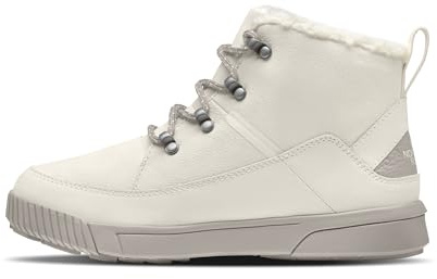 THE NORTH FACE Sierra Mid Lace Wp - Stivali da neve da donna, Bianco Dune/Grigio Argento, 36.5 EU
