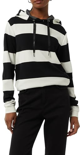 COMMA Sweatshirt mit Kapuze und Blockstreifen