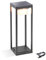 esotec Solar PIR Standleuchte Nina 44, Aluminium-Gehäuse, Li-Ion Akku, USB-C Ladebuchse, Bewegungsmelder, LED, Solarleuchte außen, Außenleuchte, Wegeleuchte, wetterfest, H=45cm 102588