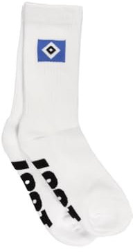 Hamburger SV HSV Sportsocken Socken Strümpfe 2er-Set weiß (DE/NL/SE/PL, Numerisch, 25, 29, Regular, Regular, Weiß)
