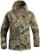 WINKEEY Giacca da Uomo Giacca Softshell con Cappuccio Autunno Invernale Giacca esterna impermeabile e antivento foderata in pile caldo,camouflage 2 M