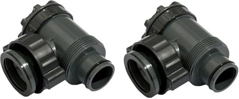 Naturii 2 pezzi Valvola a Stantuffo di Ricambio per Tubo Pompa Piscina da 38 mm - Compatibile con Bestway e Intex