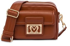 Love Moschino JC4092PP1NLI0312, Women's Bag, Chestnut, One Size, Chestnut, 14X18X8