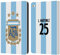 Head Case Designs Licenza Ufficiale Argentina National Football Team Lisandro Martínez Divisa Casa Giocatore 2024/25 1° Gruppo Custodia Portafoglio in Pelle Compatibile con Apple iPad Air 2 (2014)
