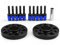 Auto-Rad-Distanzscheiben Für Benz R350 R230 W220 R170 R171 20mm 5x11 2mm 66,6mm Hub Centric Bore Spurverbreiterungen M12x 1,5 Kegel Bolzen Autos Spurverbreiterungen(Blue)