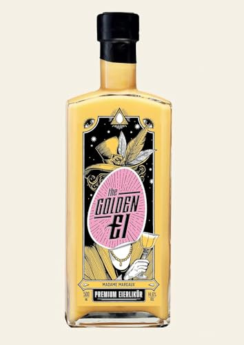 GOLDEN EI - Premium Eierlikör aus Freiland Eiern und echtem karibischen Rum in der 500 ml Glasflasche - Made in Germany - Der goldene Moment für echte Genießer (500 ml) Das perfekte Geschenk zu Ostern
