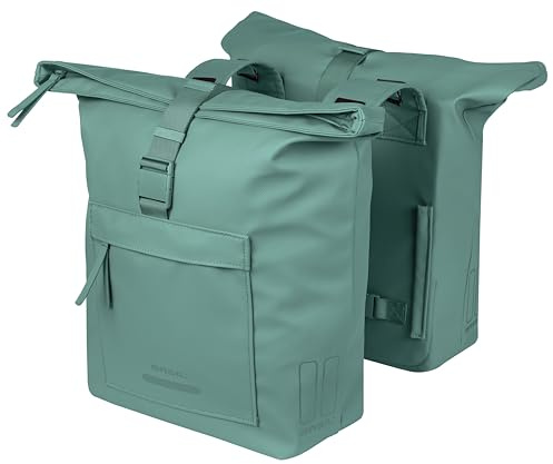 Basil Brooklyn Doppelfahrradtasche - MIK-kompatibel - 41L Bag - Grün