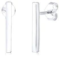 Elli Ohrringe Damen Ohrstecker Stab Geo Minimal in 925 Sterling Silber