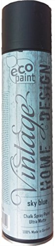 Vintage Kreide Spray skyblue 400ml Kreidefarbe himmelblau Chalk Paint Shabby Chic Landhaus Stil Vintage Look