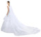 FakeFace 3 Meter Doppelschicht Lange Kathedrale Brautschleier Stickerei Braut Hochzeit Schleier Tüll Spitze Kante Brautkleid Schärpe Deko,Weiß