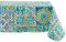DII Spanish Print Collection Vinyl Mehrzweck-Tischdecke mit Flanellrückseite, rechteckig, 60 x 84 cm, spanische Fliesen