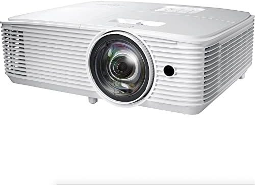 Optoma GT1080HDR Short Throw Gaming Projector | 4K HDR Input | 120Hz Refresh Rate | Fast 8.4ms Response Time | Bright 3800 lumens for Day and Night Gaming