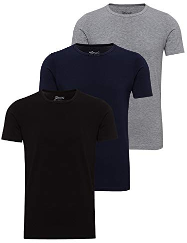 Yazubi 3er Pack Herren T-Shirt Mythic - Rundhalsausschnitt