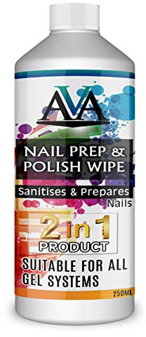 Nail Prep & Wipe Gel Remover 2 in 1 Formula 250 ml