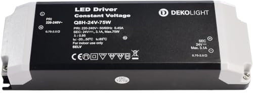 Deko-Light Netzgerät, BASIC, CV, Q8H-24-75W, spannungskonstant, 220-240V AC/50-