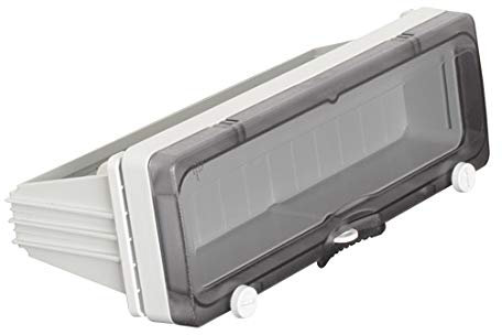 EWH-Shop TPelectric Einbau Sicherungskasten mit Klappfenster, IP67, 12 Module, Polykarbonat, Wasserfest, Montagerahmen mit Dichtung