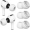 airFit AirPods Pro Ersatz-Ohrstöpsel aus Silikon für Apple AirPods Pro Kopfhörer, 3 Paar – klein, mittel und groß weiß
