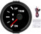 KIMISS Boat Trim Balance Gauge Meter, 52mm Domed Series Marine Trim Gauge mit roter Hintergrundbeleuchtung Schiff IP67 für Yacht Marine Vehicle Modification(Schwarzer Rahmen auf Schwarz)