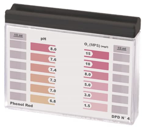 Wassertester Rapid Methode Aktivsauerstoff pH - Anzeige von 12 verschieden Messwerten