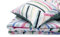 JOWOLLINA Natur Leinen Bettwäsche-Set Soft Washed Finish 180 g/m2 Doubleface (Stripe, 135x200 cm, 80x80 cm)
