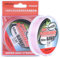 ANGRYFISH 100 % Fluorocarbon-Angelschnur, unsichtbar, schneller sinkend, Ultralow Stretch-Angelschnur (Pink, 0,128 mm-55 YD)