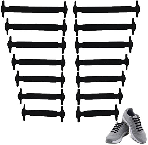 AONAT No Tie Lacci per scarpe per bambini e adulti - Impermeabile in silicone elastico piatto Laces Athletic scarpa da corsa con multicolore Per Adolescenti E Sportivi