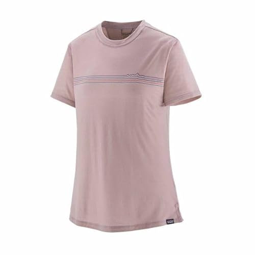Patagonia Women's Capilene® Cool Merino Graphic Shirt Fitz #Roy Fader:Stingray Mauve (38)