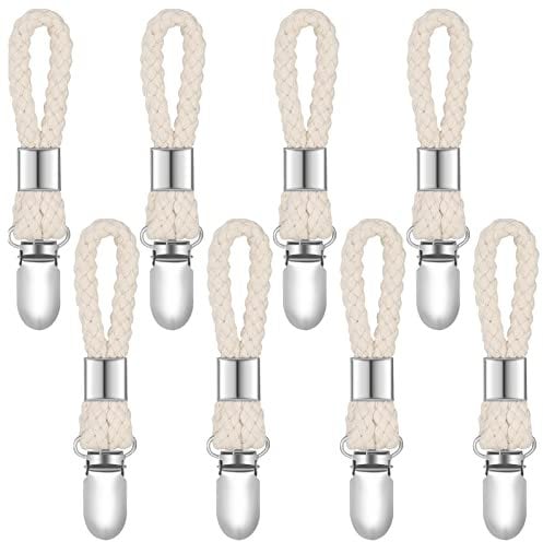 SOSPIRO 8 Stücke Aufhänger für Handtücher Handtuch Clips Towel Clips Handtuchclip Aufhänger mit Schlaufen Eignen Sich Zum Von Häusern Schränken Und Badezimmern