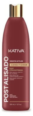 Kativa Keratin ACTILISS Haarspülung nach Glättung, 355 ml, Conditioner mit pflanzlichem Keratin, organisches Arganöl – ActiLiss | geeignet für glattes Haar | Feuchtigkeit und Glanz