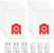Miele FJM Vacuum Bag Replacement 3D Efficiency FJM Vacuum Bags,Compact C3 C2 C1 9917710 S700 S500 S4000 and S6000 Series Vacuums Cleaners (ZLK-FJM12P)