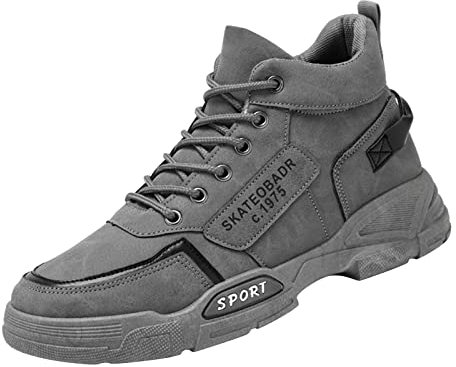 NOAGENJT stivali uomo alti scarpe uomo con rialzo scarpe uomo tennis scarpe uomo estive eleganti di cuoio sneakers donna con zeppa interna estive 39 17.99