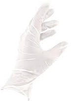 Box of 100 Latex Gloves - Powder Free Disposable Gloves for Medical Use, Automotive, Home Cleaning and Industrial (X-Small (Pack 100))