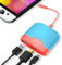 Switch Dock für Nintendo Switch OLED, 3 in 1 Switch Docking Station Typ C 100W, Switch TV Adapter mit 4K HDMI USB 3.0 PD Aufladung USB C, USB Typ C auf HDMI Adapter für Switch, Mackbook(Blau&rot)