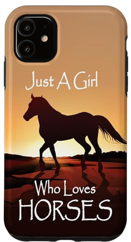 Wild Horse Equestrian Nature Girls Teens Women Case for iPhone 11