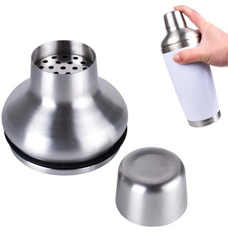 KEUYE Cocktail Shaker Lid Compatible With YETI Rambler 20oz/Tumbler 20oz/16oz Pints/10oz Mug/10oz Lowball/24oz Mug,Stainless Steel Cocktail Shaker Lid Only